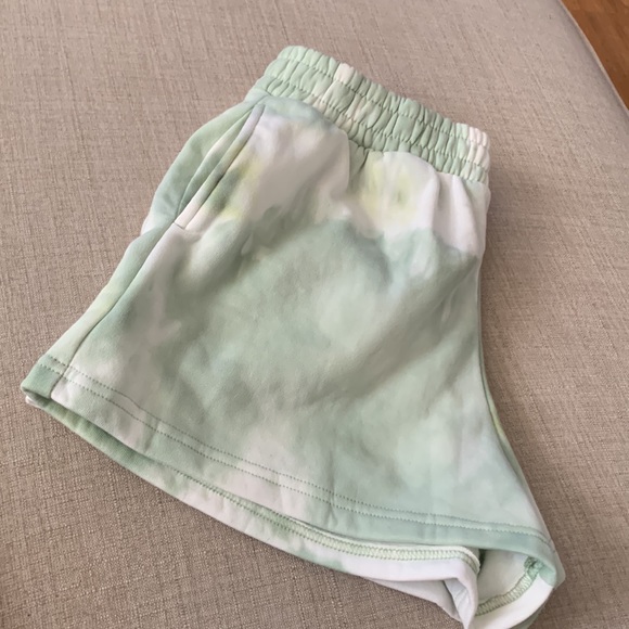 Green Tie Dye Good Vibes Graphic Sweat Shirts - Picture 8 of 11